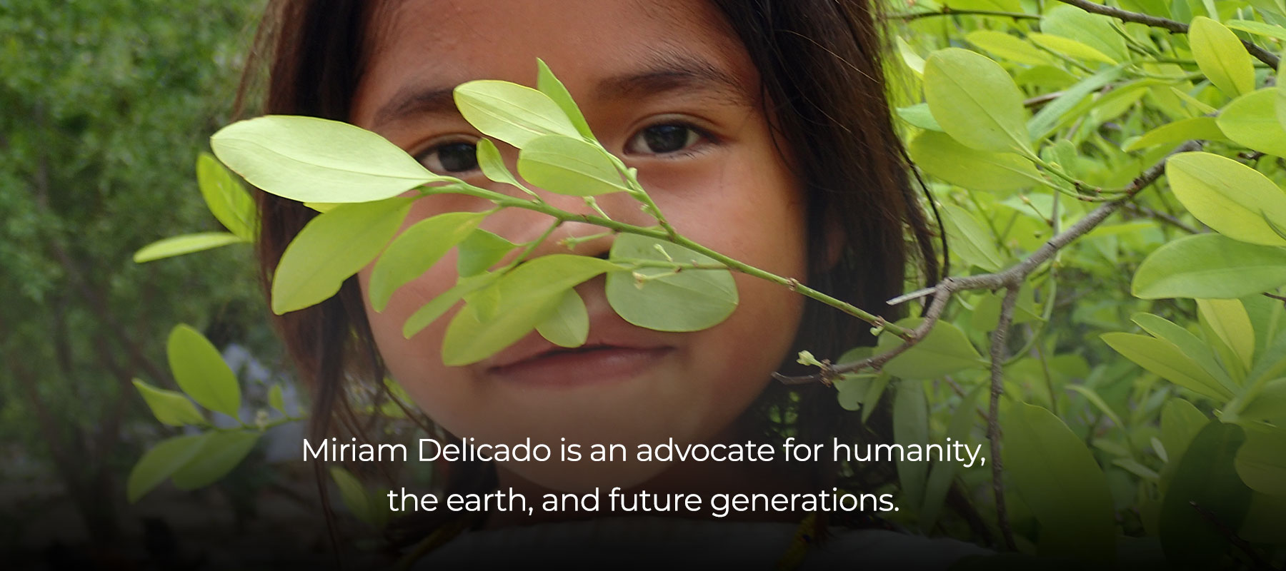 Miriam Delicado is an advocate for humanity.